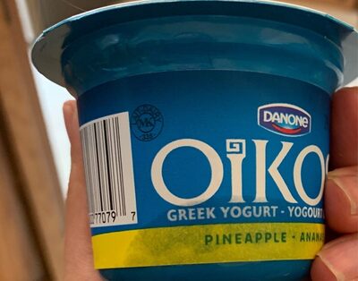 Pineapple greek yogurt