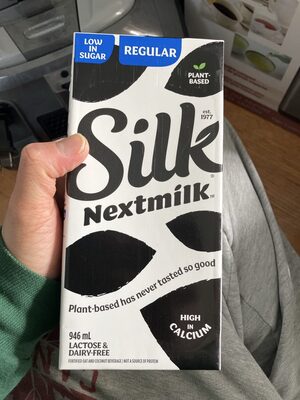 Oat-Coconut-Soy Nextmilk Fortified Beverage, Original Reduced Fat, Shelf Stable, CAN