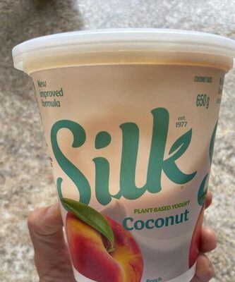 Silk Peach Coconut Milk Yoghurt