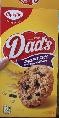 Dads Biscuit Farine Avoine Raisin