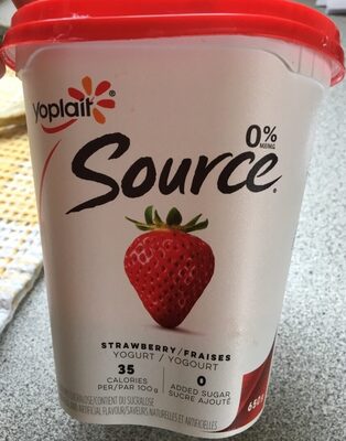 Source Strawberry Yogurt 0% M.F.
