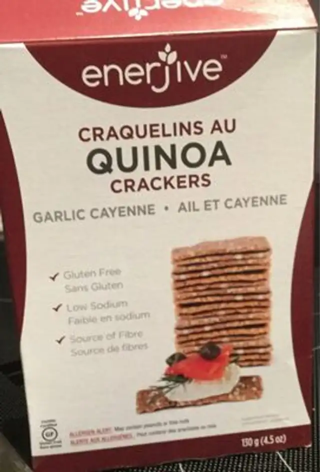 Craquelins au quinoa