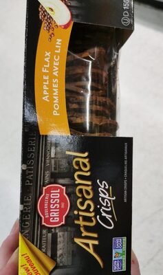 Grissol artisanal crisps pommes et lin