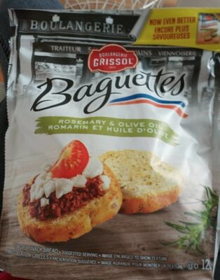 Baguettes romarin et huile d'olive