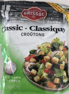 Croutons ail et herbes