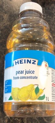 Pear juice front packaging