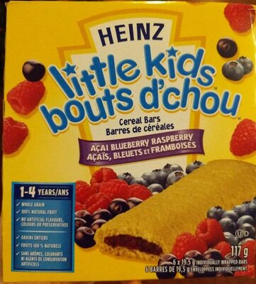 Cereal Bars Açai Blueberry Raspberry front packaging