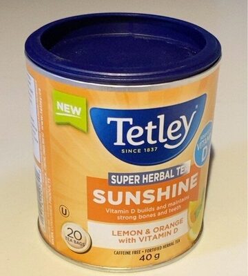 Super herbal tea front packaging