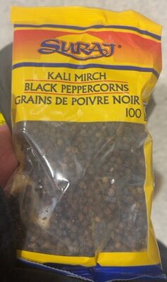 Black peppercorns
