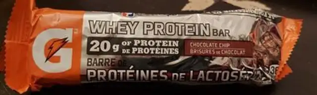 Whey protein bar