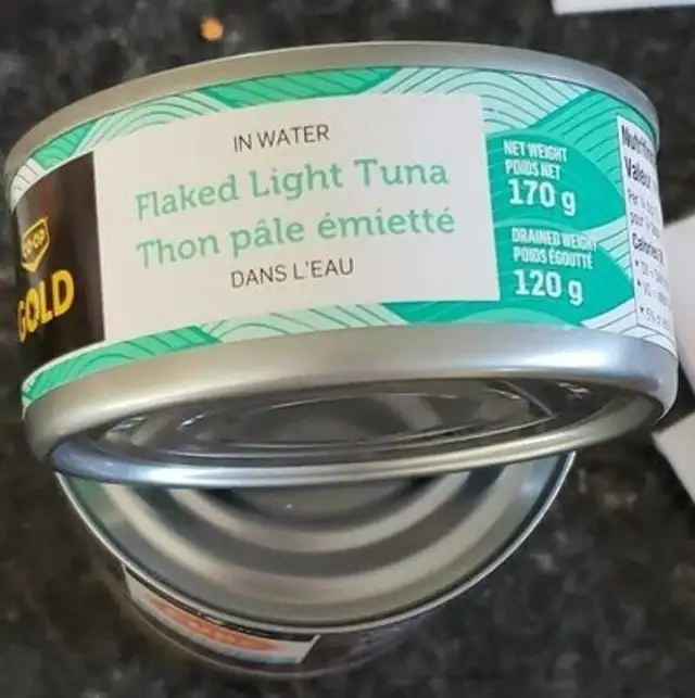 Flaked light tuna