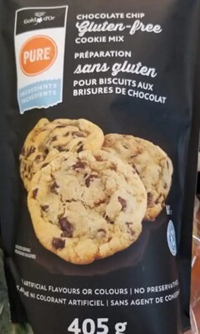 Chocolate chip gluten-free cookie mix