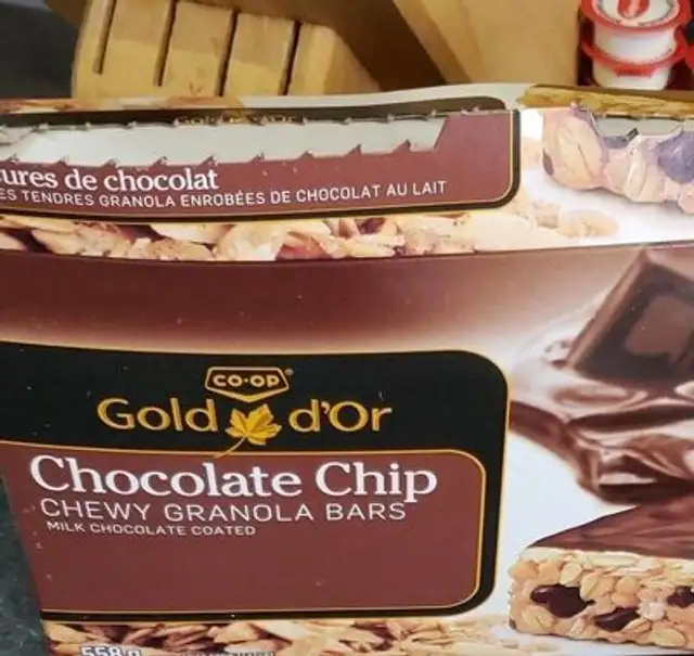 Chocolate Chip Chewy Granola Bars