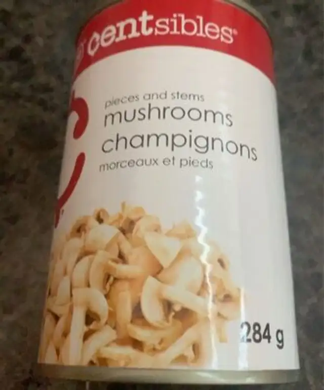 Mushrooms pieces snd stems