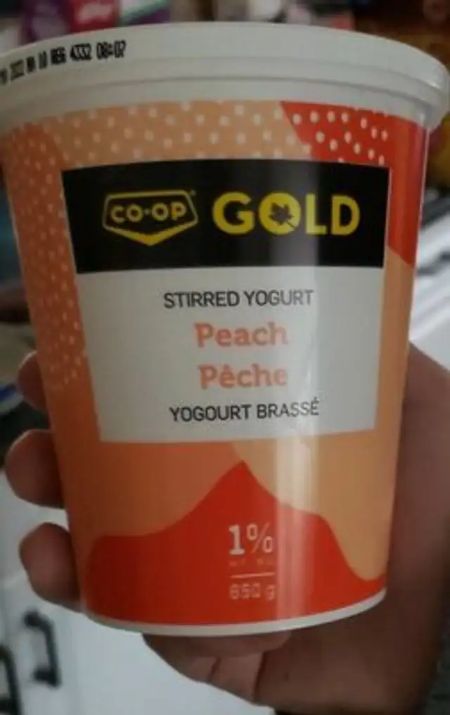 Stirred Yogurt Peach