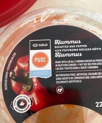 Roasted Red Pepper Hummus