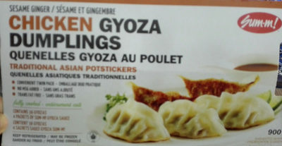Sesame Ginger Chicken Gyoza Dumplings