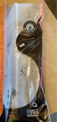 Bell Pepper, Onion & Herb Fougasse Bread 52856 front packaging