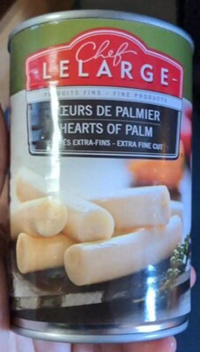 Cœurs de palmier front packaging