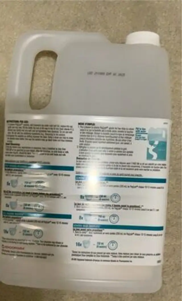 Peglyte nutrition facts table