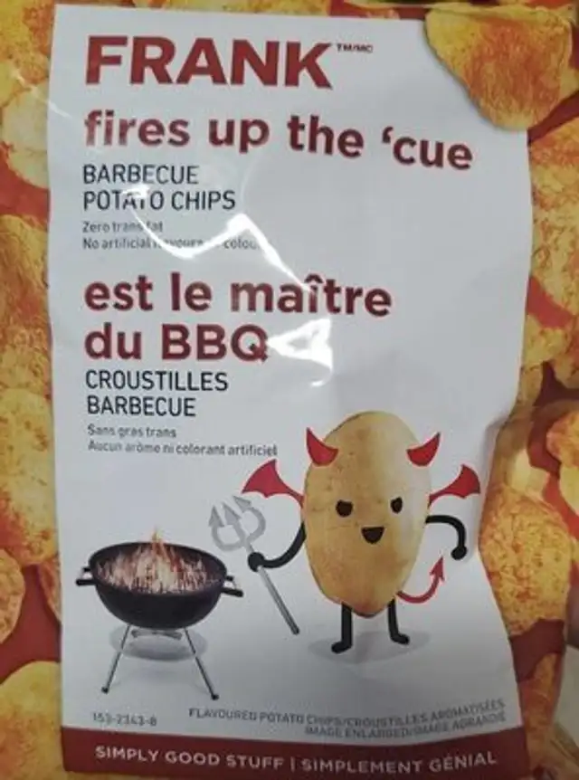 Chips barbecue