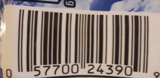 Gomme ingredients label