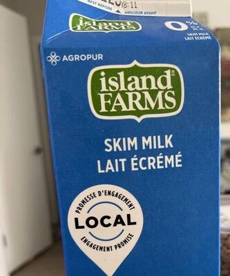 Skim Milk front packaging