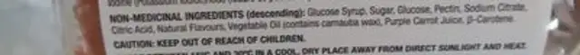 Spectrum women multivitamin gummy ingredients label