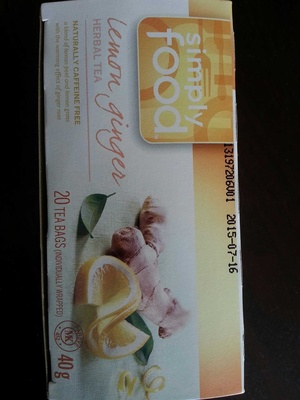 lemon ginger herbal tea