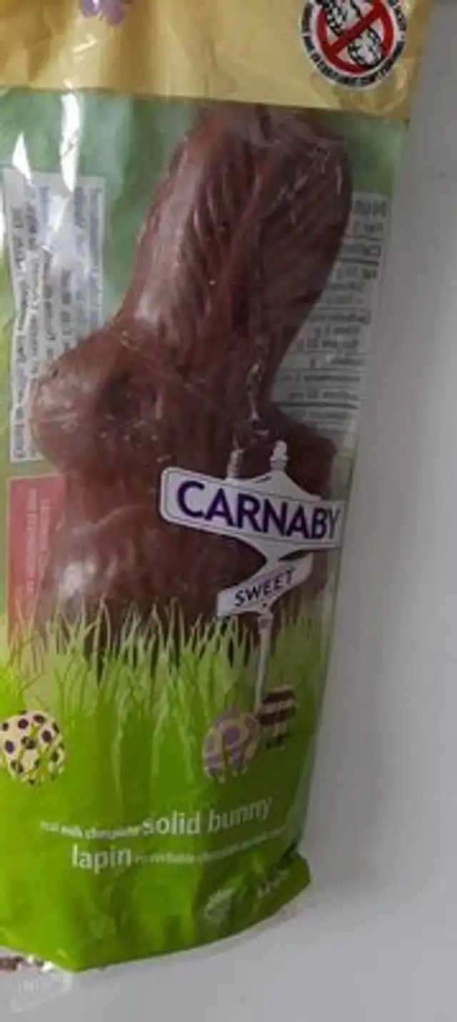 Lapin en véritable chocolat au lait