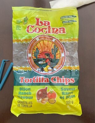 Ranch Flavour Tortilla Chips front packaging