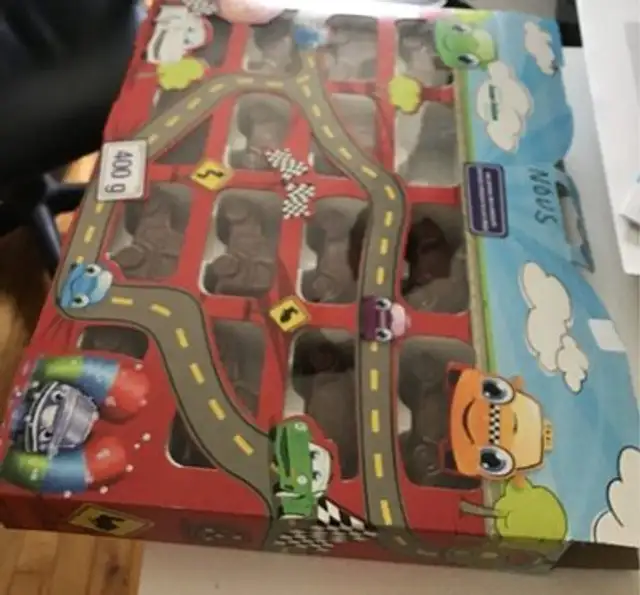 Voiture de chocolat