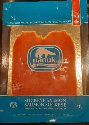 Sockeye Salmon front packaging