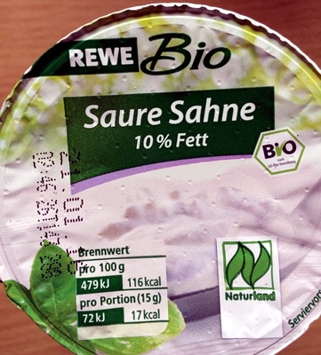 Saure Sahne 10% Fett