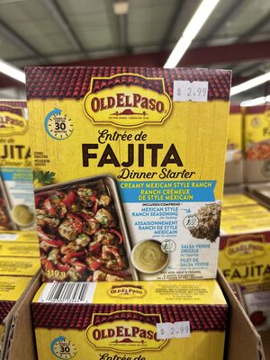 Old el paso fajita creamy mexican style ranch