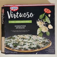 Dr. Oetker Virtuoso Thin + Crispy Crust Pizza Signature Spinach