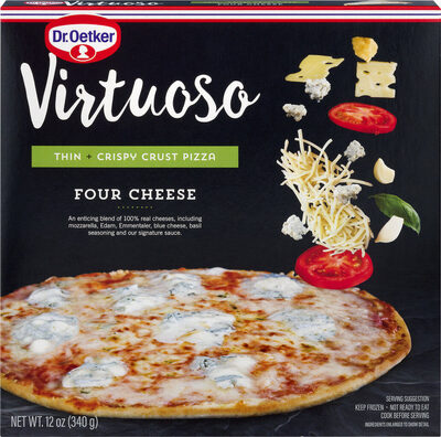 Thin Crust Pizza front packaging