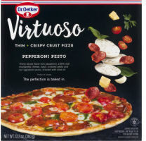 Ristorante, Thin Crust Pizza With Pepperoni, Mozzarella, Pesto