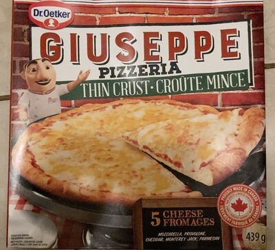 GIUSEPPE PIZZERIA THIN CRUST 5 CHEESE