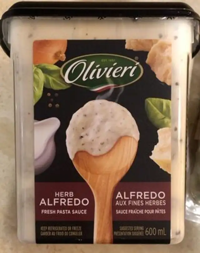 Herb Alfredo fresh pasta Sauce