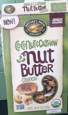 coconut & cashew nut butter crunch