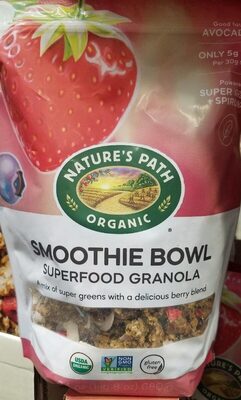 Smoothie bowl superfood granola