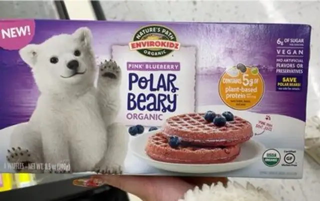 Nature’s Path Envirokidz Polar Beary Organic Waffles