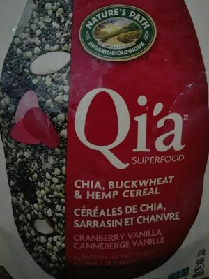 Qi'a Superfood Chia, Buckwheat & Hemp Topper - Cranberry Vanilla