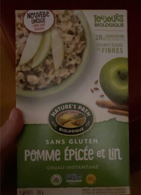 Gluten Free Spiced Apple & Flax Instant Oatmeal