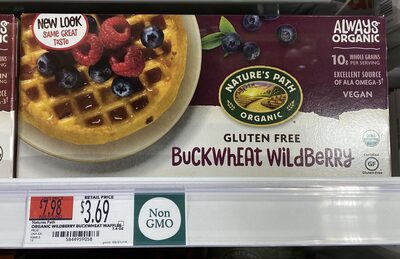 Buckwheat waffles wildberries front packaging