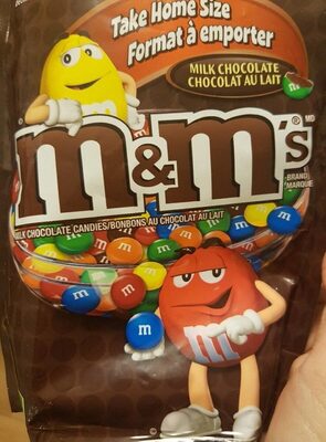 M&Ms - Milk Chocolate front packaging
