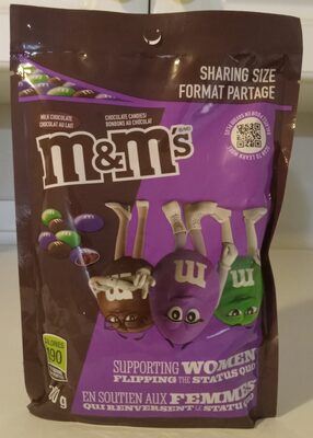 Milk Chocolate M&M's front packaging