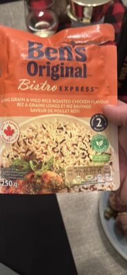 Long Grain & Wild Rice Roasted Chicken Flavour front packaging