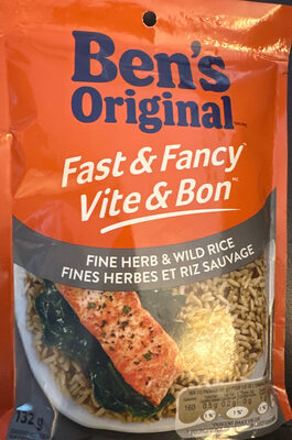 Fast & Fancy Fine Herb & Wild Rice front packaging